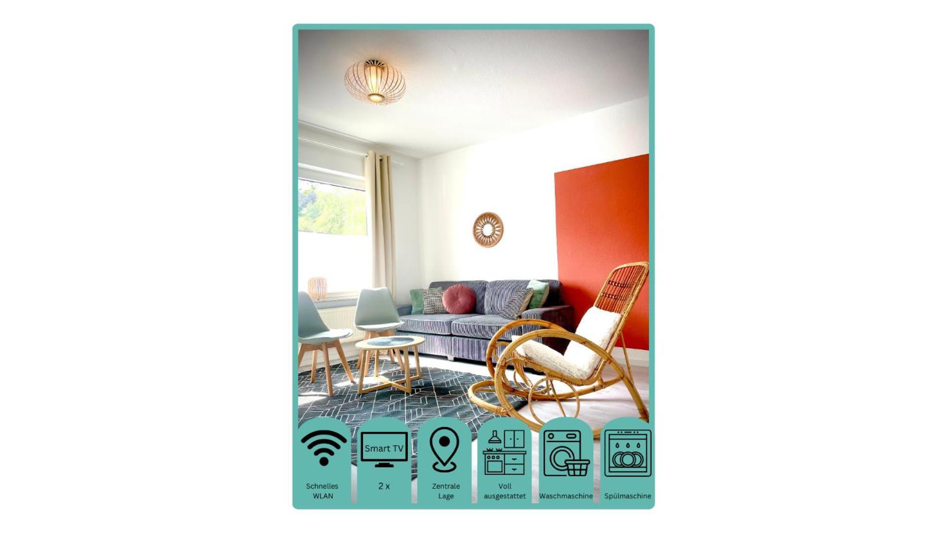 Wlan,smart Tv,4 Betten, Zentral Apartment *